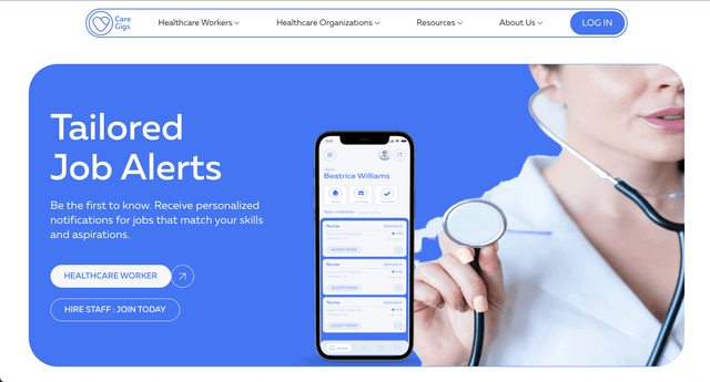 CareGigs |AI-driven Job Platform for Medical Professionals image