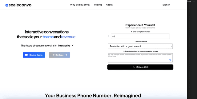 ScaleConvo | AI-Powered Conversational Platform for Business Communications image